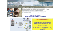 Desktop Screenshot of fibertechjobs.com